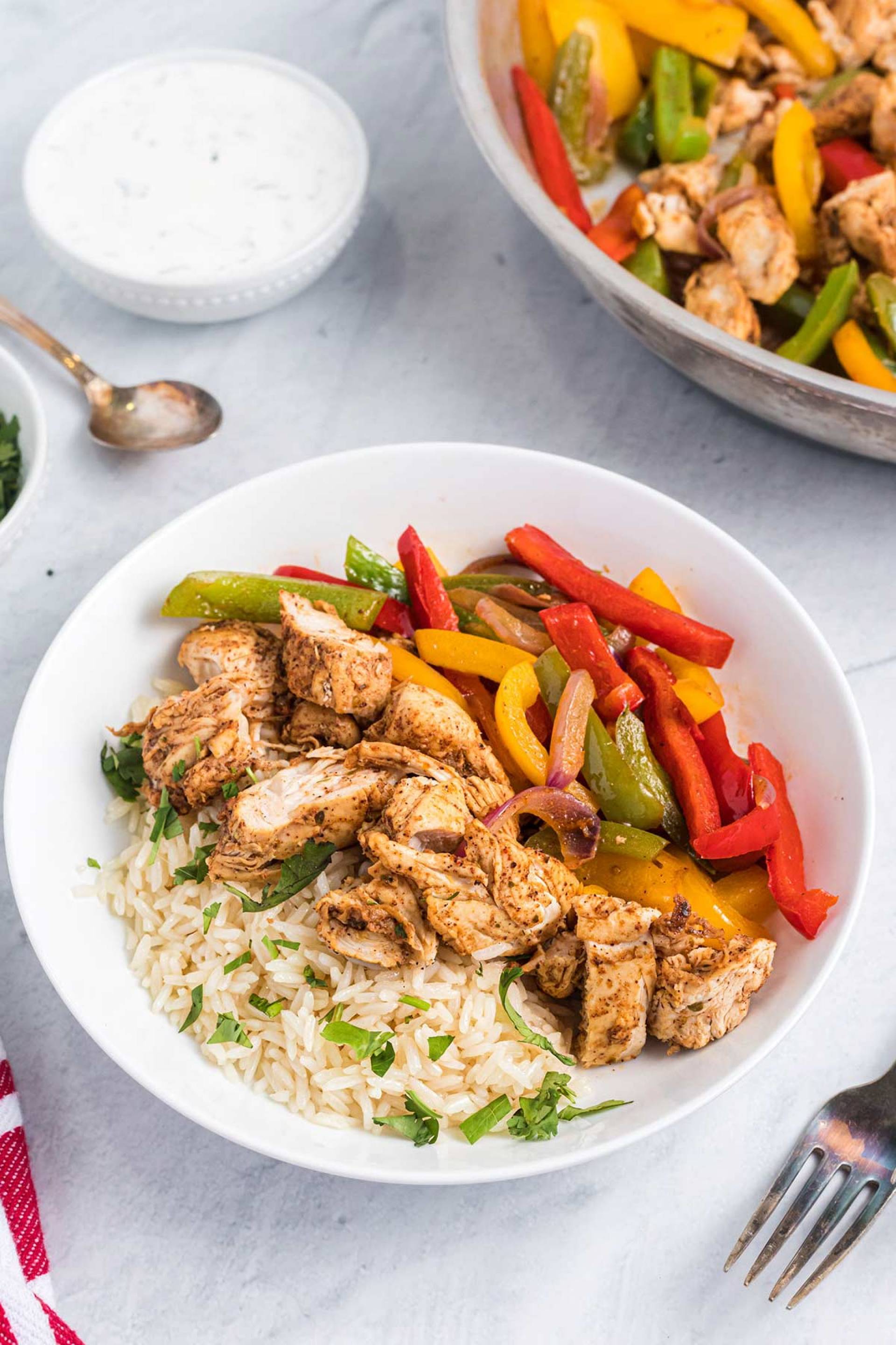 Grilled Chicken Fajita Bowl